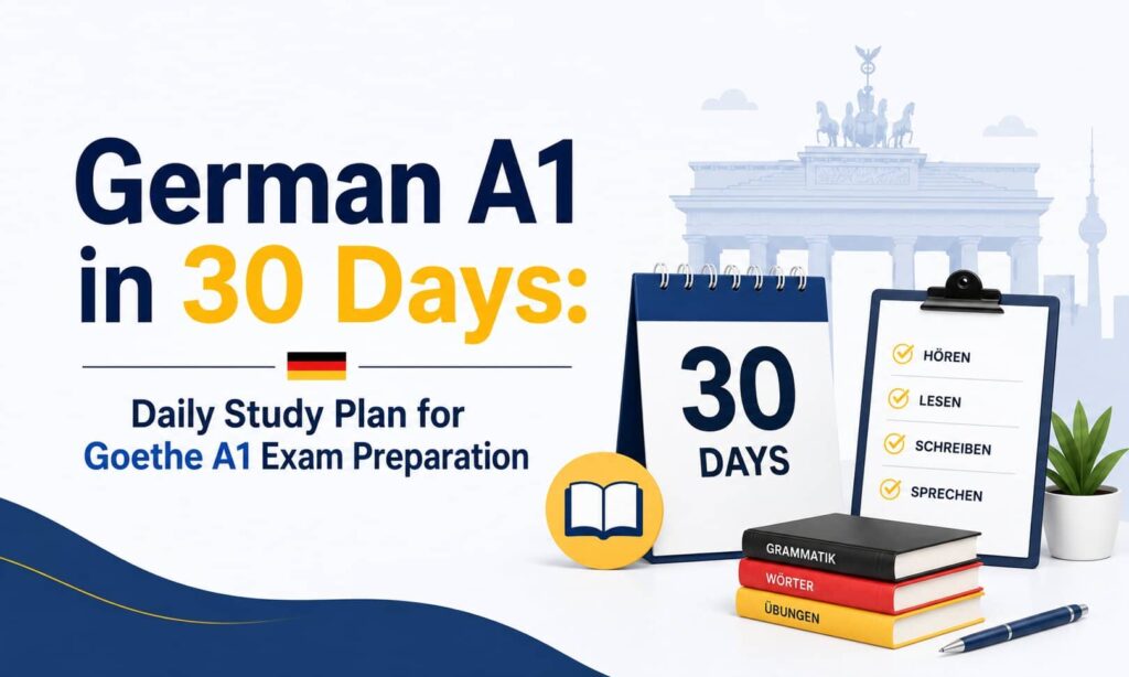 German A1 in 30 Days