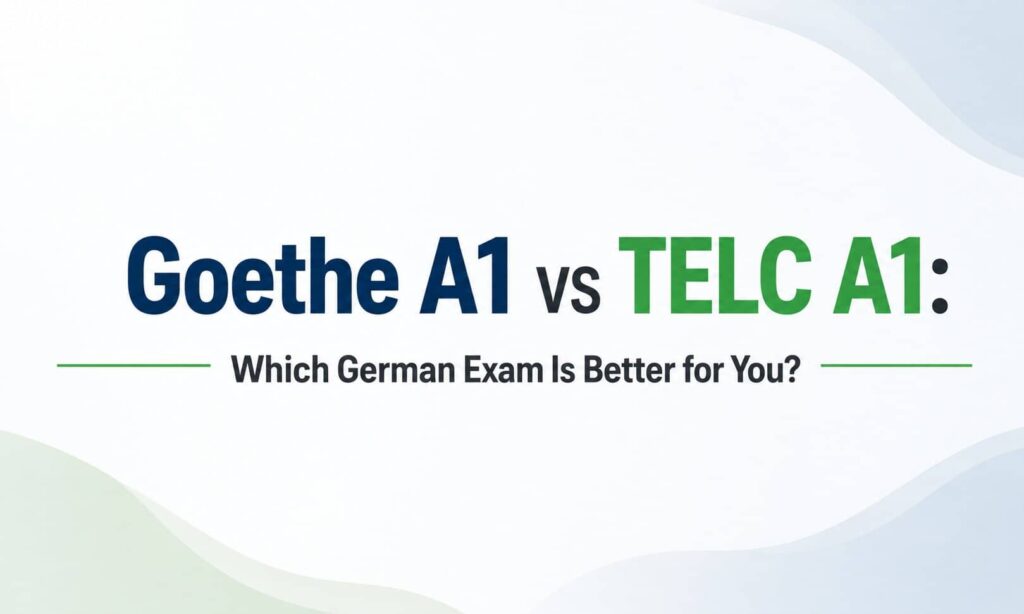 Goethe A1 vs TELC A1: Which German Exam Is Better for You?